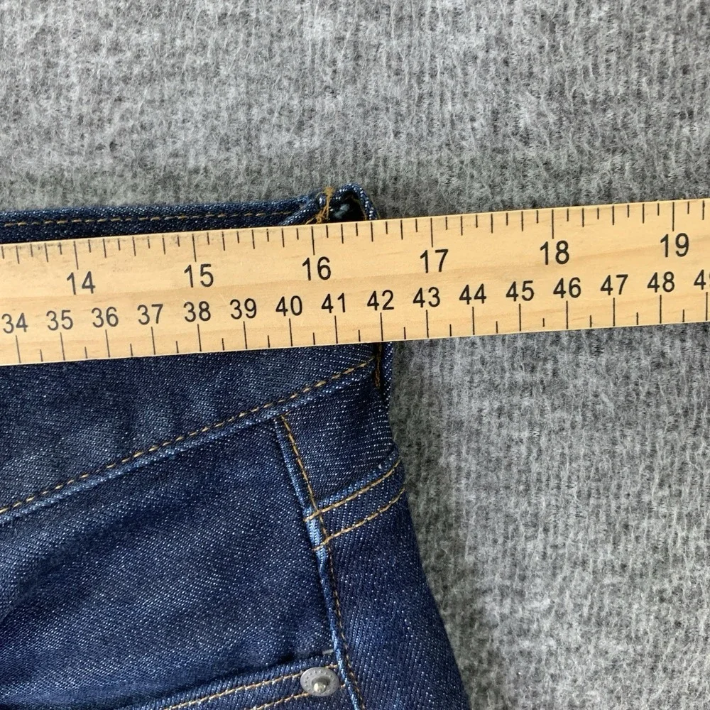J Crew Japanese Denim Jeans Men 32x29 484 Slim Jurabo Dark Blue